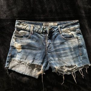 Zara Trafaluc Denim Shorts